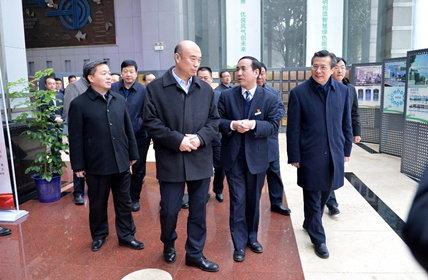 【陜鼓集團(tuán)】陜西省委副書記、省長、省政府黨組書記劉國中一行蒞臨陜鼓視察指導(dǎo)工作